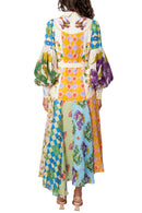 Personalized Graffiti Long Sleeve Dress 002457003 - TUZZUT Qatar Online Shopping