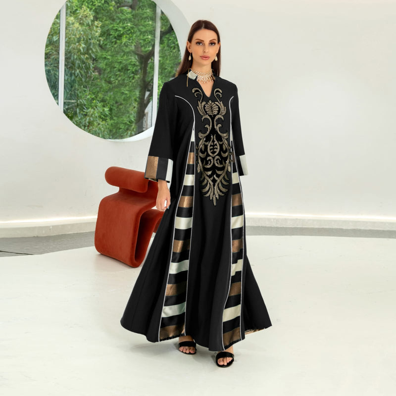 Abaya For Ramadan Eid Woman Long Muslim Evening Dress 0005190 Abaya For Ramadan Eid Woman Long Muslim Evening Dress 0005190
