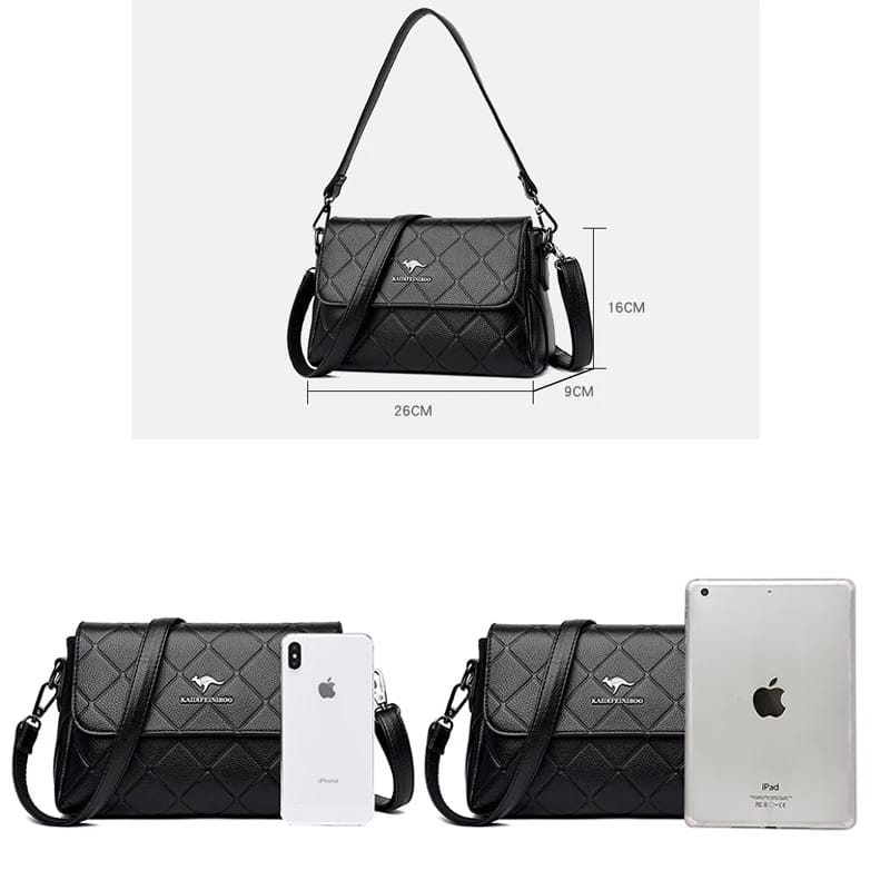 New Vintage Luxury Women Bag Rhombus Pattern Square Crossbody Bag S4331585