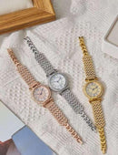 Full Rhinestone Quartz Watch 44629 - TUZZUT Qatar Online Shopping