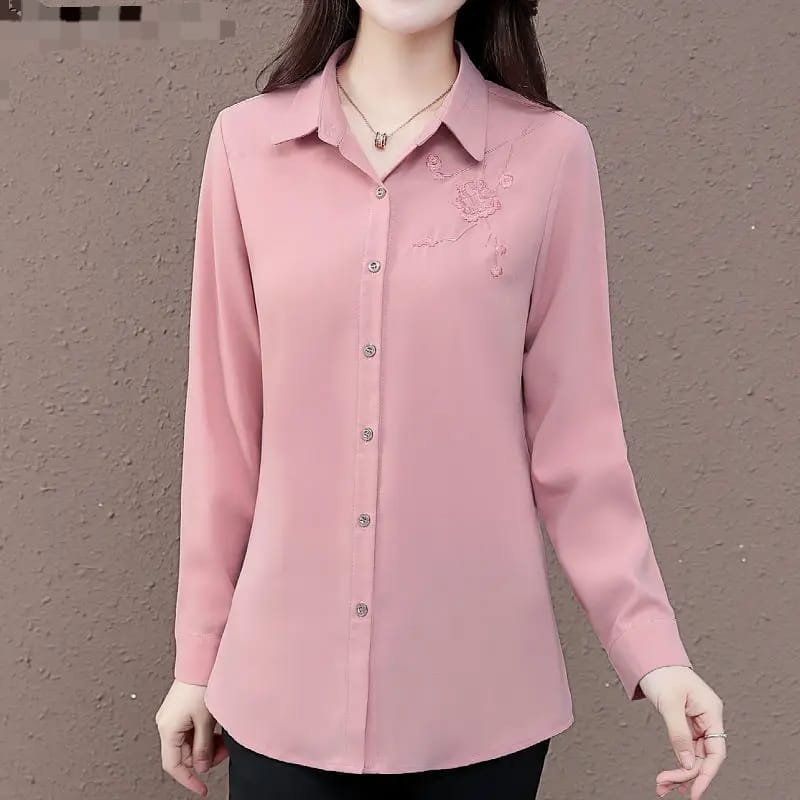 Fashion Printing Turn-down Collar Long Sleeve Blouse 2XL X5049389 Fashion Printing Turn-down Collar Long Sleeve Blouse 2XL X5049389