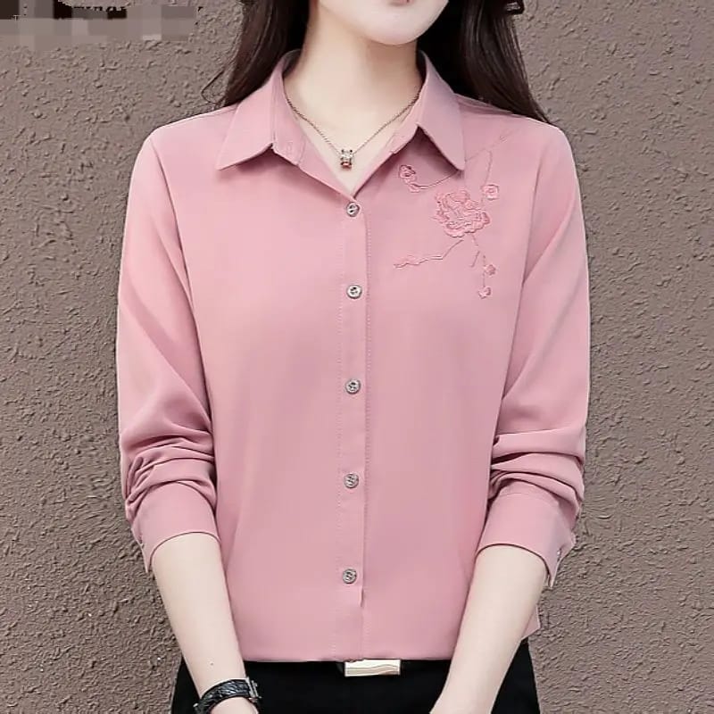 Fashion Printing Turn-down Collar Long Sleeve Blouse 2XL X5049389 Fashion Printing Turn-down Collar Long Sleeve Blouse 2XL X5049389