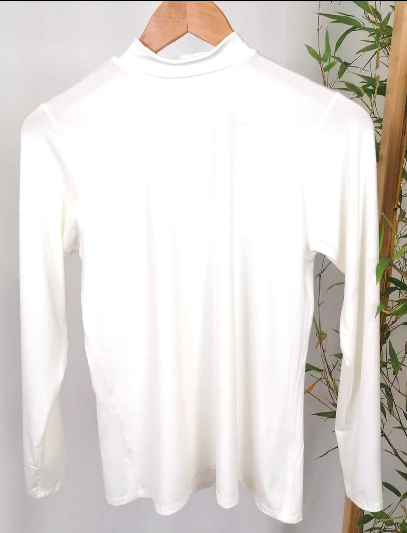 Women's Bamboo Turtle Neck Top L 477477