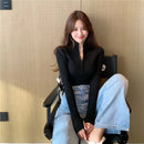 Women Yoga Modal Long Sleeve T-Shirt L 498497 - TUZZUT Qatar Online Shopping