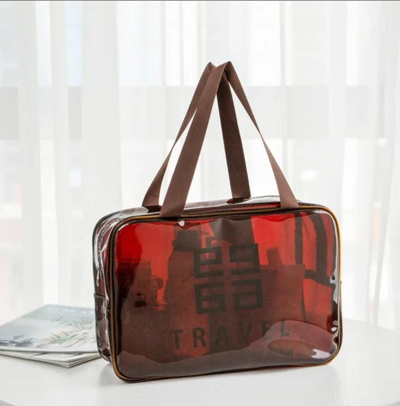 Cosmetic Bag Portable PVC Large Capacity Waterproof Travel Wash Bag 430363