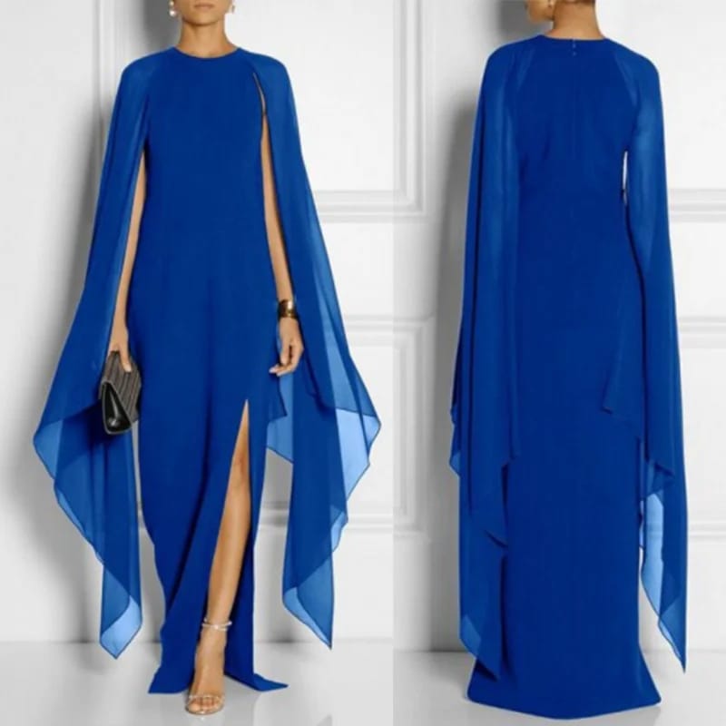 Loose Solid Color Round-Neck Maxi Dresses 115351 Loose Solid Color Round-Neck Maxi Dresses 115351