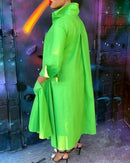 Summer Long Sleeve V-Neck Polyester Plus Size African Clothes for Women S 116385 - TUZZUT Qatar Online Shopping