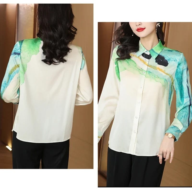 Spring New Women's Blouse Shirt 3XL S5064334 Spring New Women's Blouse Shirt 3XL S5064334