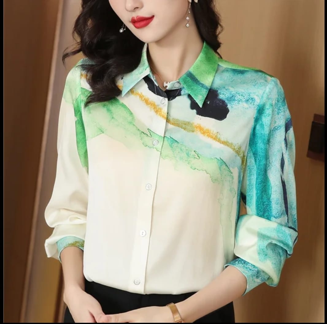 Spring New Women's Blouse Shirt 3XL S5064334 Spring New Women's Blouse Shirt 3XL S5064334