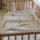 6 Layers Embroidery Bear Print Baby Swaddle Blanket S3357503 - TUZZUT Qatar Online Shopping