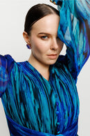 Beautiful Long Flared Dress For Women S4620410 - TUZZUT Qatar Online Shopping