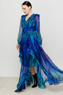 Beautiful Long Flared Dress For Women S4620410 - TUZZUT Qatar Online Shopping