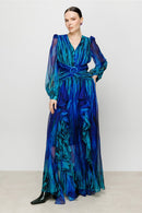 Beautiful Long Flared Dress For Women S4620410 - TUZZUT Qatar Online Shopping