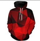 Geometric Digital Print Men's Hoodie X478523 - TUZZUT Qatar Online Shopping