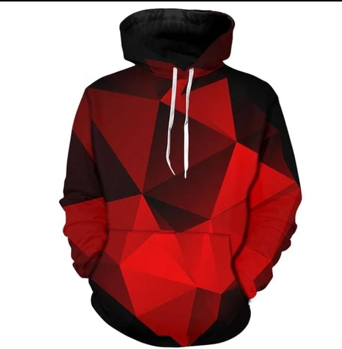 Geometric Digital Print Men's Hoodie X478523 Geometric Digital Print Men's Hoodie X478523