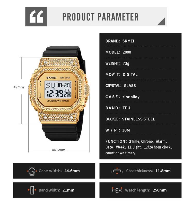 SKMEI Luxury Men's Digital Watch mss291
