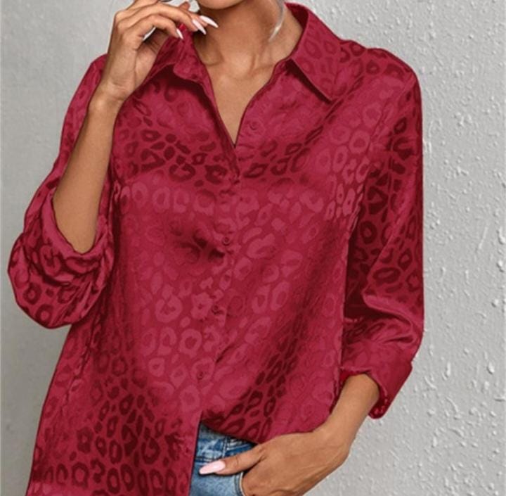 Summer Printed Chiffon Silk Top 105382 Summer Printed Chiffon Silk Top 105382