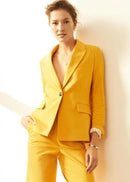 Women Business Suits Office Uniform Style Female Suit Jacket M B-55430 - TUZZUT Qatar Online Shopping