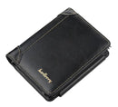 Men's PU Leather Wallets Zipper Short Design Card Holder  zd82 - TUZZUT Qatar Online Shopping