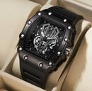 Skeleton Dial Sports Watch Men S4843568 - TUZZUT Qatar Online Shopping