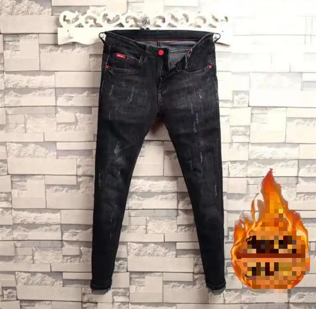 Men's Skinny Designer Brushed Jeans 2XL X4049738 Men's Skinny Designer Brushed Jeans 2XL X4049738