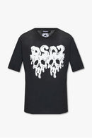 Black Printed T-shirt 4XL S4847061 - TUZZUT Qatar Online Shopping