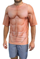 Men's 3D Muscle Graphic T-shirt S850079 - TUZZUT Qatar Online Shopping