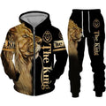 The Lion King 3D Print Men's Zipper Hoodie and Suit X9126419