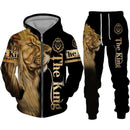 The Lion King 3D Print Men's Zipper Hoodie and Suit X9126419 - TUZZUT Qatar Online Shopping