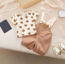 Boys and Girls Summer Short Sleeve Jumpsuit Set 6-12M X4987257 - TUZZUT Qatar Online Shopping