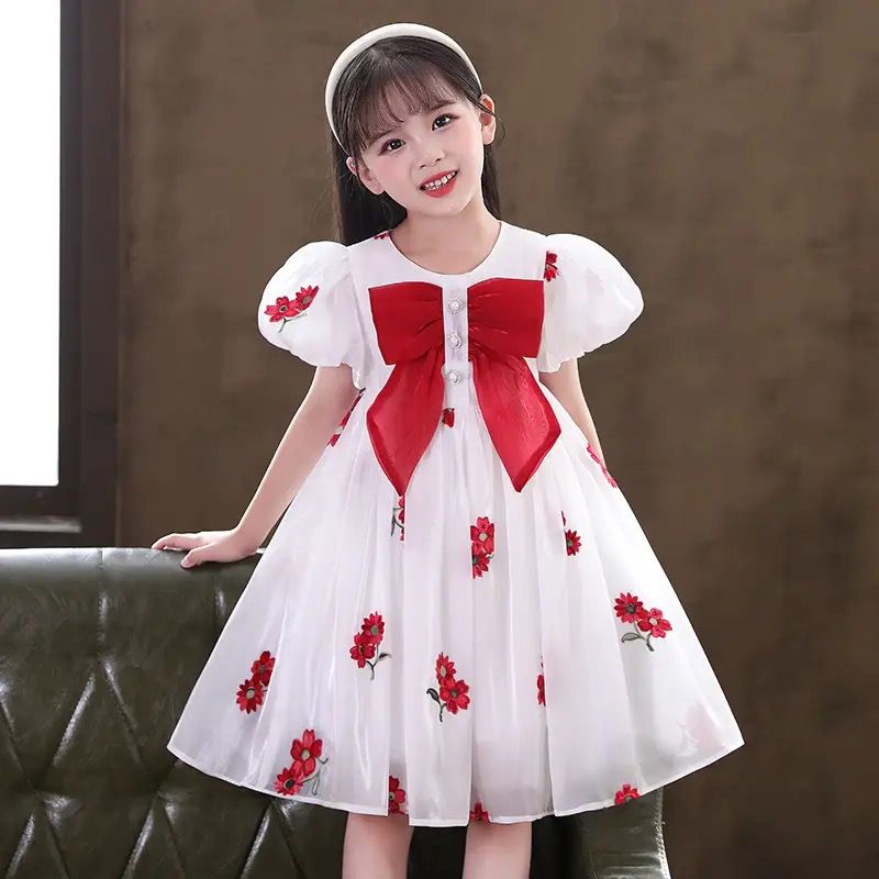 Casual Mesh Dresses for Girls 3-4Y S4575656
