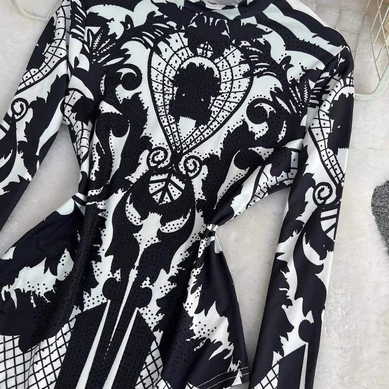 Fashion Women Jumpsuit White Print One Piece Top S4994642 Fashion Women Jumpsuit White Print One Piece Top S4994642