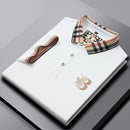 Men's Lapel Short Sleeve Polo Shirt S3657010 - TUZZUT Qatar Online Shopping