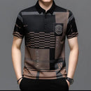 Men's high-end lapel short-sleeved T-shirt TS322 - TUZZUT Qatar Online Shopping