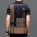 Men's high-end lapel short-sleeved T-shirt TS322 - TUZZUT Qatar Online Shopping