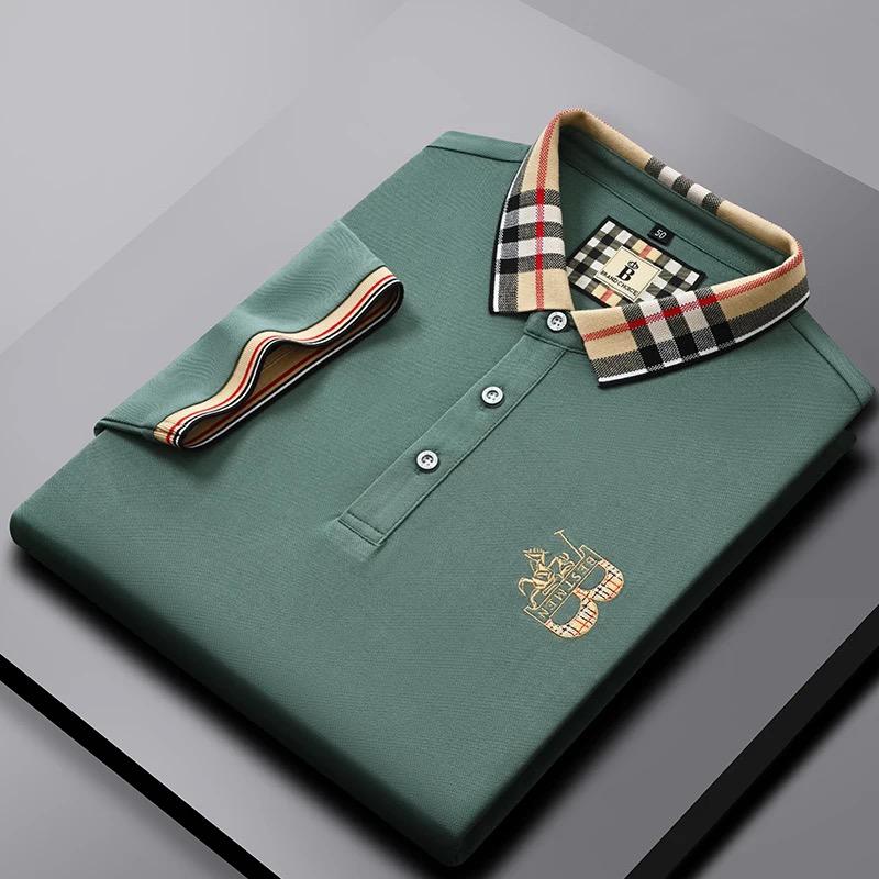 Men's Lapel Short Sleeve Polo Shirt S3657010