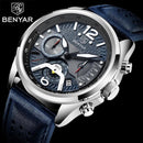 BENYAR New Watch For Men Top Brand Waterproof Quartz Wristwatch S4968196 - TUZZUT Qatar Online Shopping