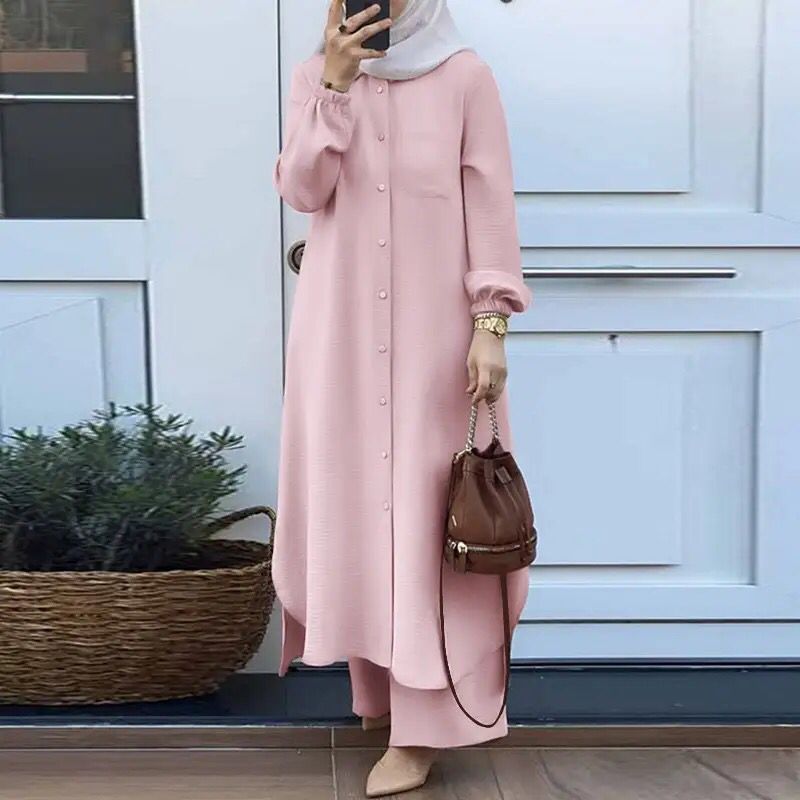 New Designs 2 Pieces Set Women Islamic Dress 0023340 New Designs 2 Pieces Set Women Islamic Dress 0023340