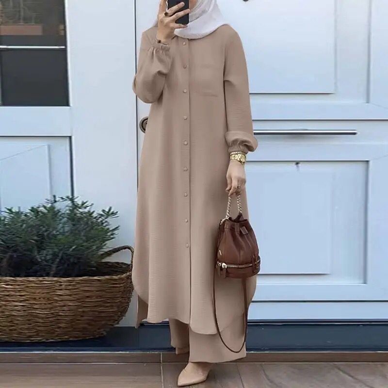 New Designs 2 Pieces Set Women Islamic Dress 0023340 New Designs 2 Pieces Set Women Islamic Dress 0023340