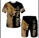 Men's Lion Animal T-Shirt X356122 - TUZZUT Qatar Online Shopping