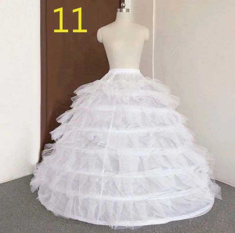 Underskirt Puffy 7 Hoops Petticoat for Ball Gown Wedding Dress Bridal Gown S1400908
