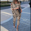 Solid Cotton Linen Trousers Loose Suit Retro Polka Dot Two Piece Set L B-103806 - TUZZUT Qatar Online Shopping