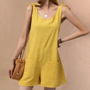 Summer Women's Sexy Sleeveless Vacation Beach Jumpsuit XL S4965687 - TUZZUT Qatar Online Shopping