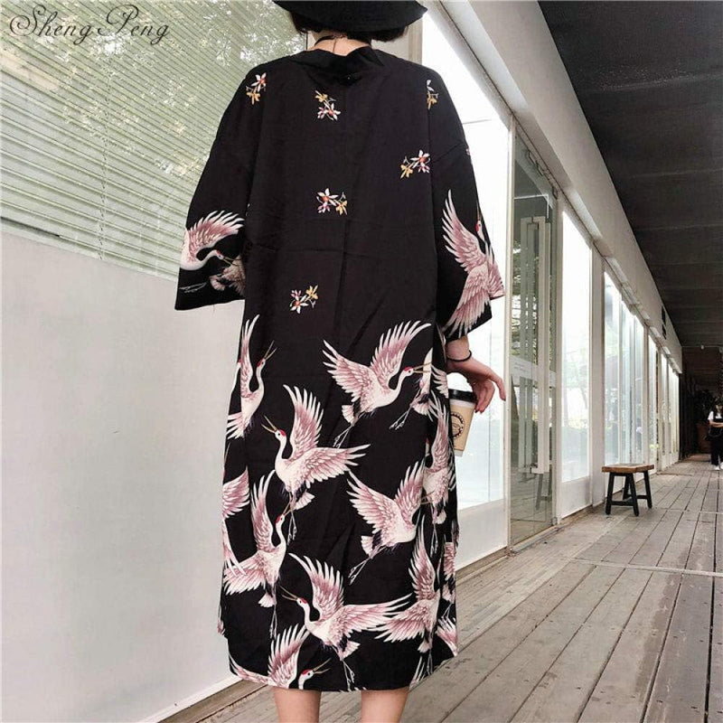 Women Japanese Kimono Coat 4XL S4662223