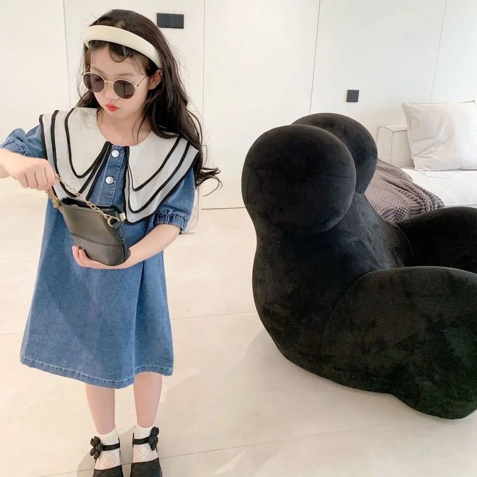 Summer Girls' Denim Dress 1-2Y S4955937 Summer Girls' Denim Dress 1-2Y S4955937