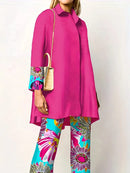 Plus Size Casual Outfits Two Piece Set S 070909486 - TUZZUT Qatar Online Shopping