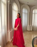 Elegant Red Chiffon Beach Formal Party Dress M S4900045 - TUZZUT Qatar Online Shopping