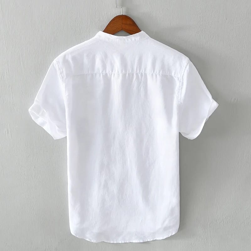 Designer new arrival short sleeve cotton and linen shirt men 3XL S5055881 Designer new arrival short sleeve cotton and linen shirt men 3XL S5055881