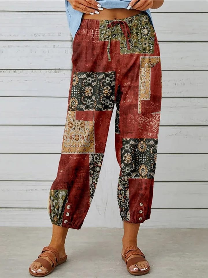 Summer Shorts Flower Printed Wide Leg Trouser M S5015108 Summer Shorts Flower Printed Wide Leg Trouser M S5015108
