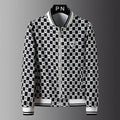 Men's Fashion Casual Jacket Full Print Embroidery Coat XL S5079165